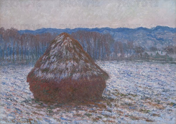 Stack of Wheat, 1890/91. Creator: Claude Monet.