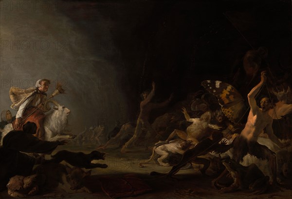 A Witches' Sabbath, c. 1650. Creator: Cornelis Saftleven.