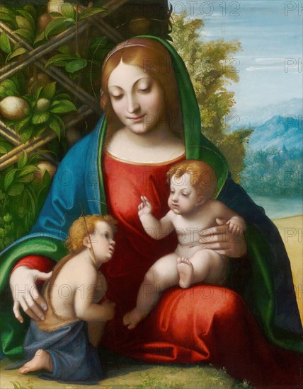 Virgin and Child with the Young Saint John the Baptist, c. 1515. Creator: Correggio.