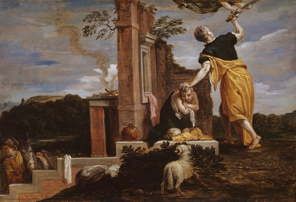Abraham's Sacrifice of Isaac, 1654/56. Creator: David Teniers II.