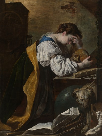 Melancholia, c. 1615. Creator: Domenico Fetti.