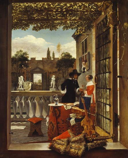 The Terrace, c. 1660. Creator: Unknown.