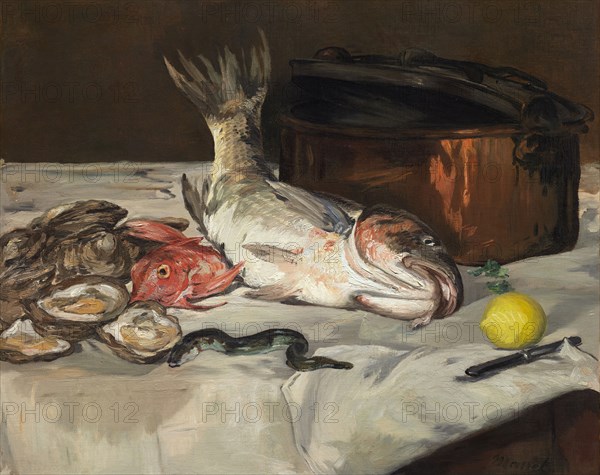 Fish (Still Life), 1864. Creator: Edouard Manet.