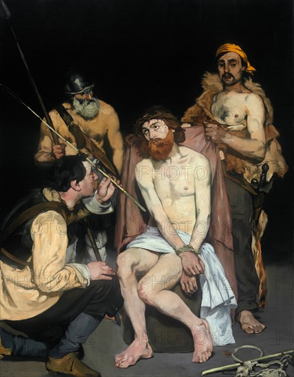 Jesus Mocked by the Soldiers, 1865. Creator: Edouard Manet.