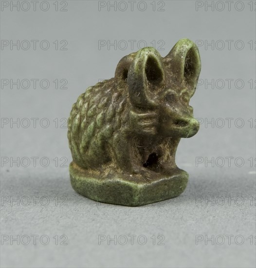 Amulet of a Hedgehog, Egypt, New Kingdom-Third Intermediate Period (about 1550-664 BCE). Creator: Unknown.