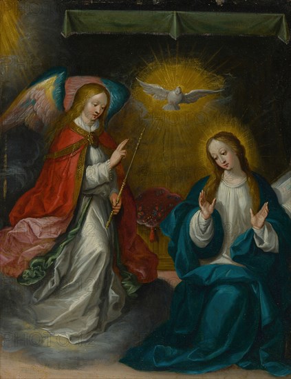 The Annunciation, c. 1620. Creator: Frans Francken II.
