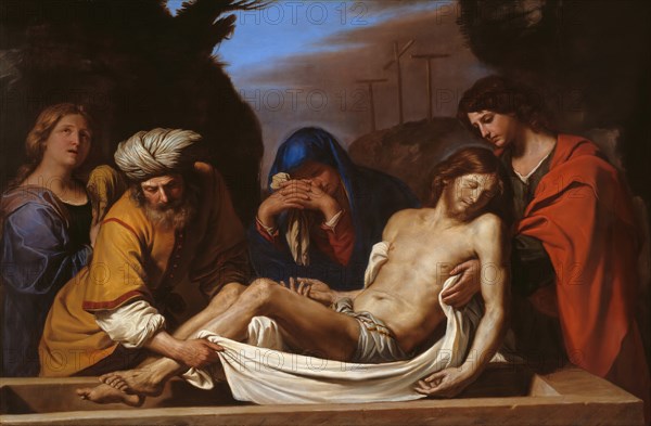 The Entombment, c. 1656. Creator: Guercino.