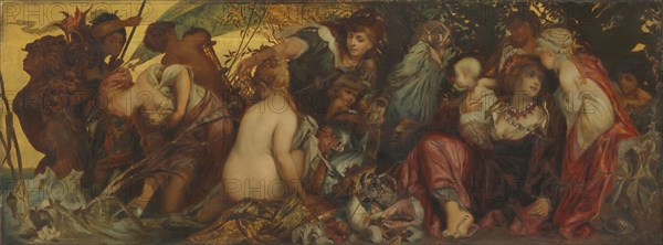 Treasures of the Sea, c. 1870/75. Creator: Hans Makart.