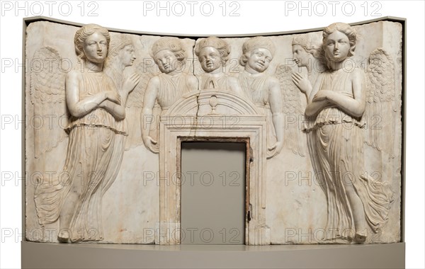 Upper Part of a Tabernacle for the Holy Sacrament, 1461/63. Creator: Isaia da Pisa.