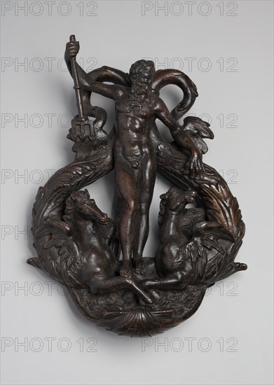 Neptune with Two Hippocampi, 1575/1625. Creator: Unknown.