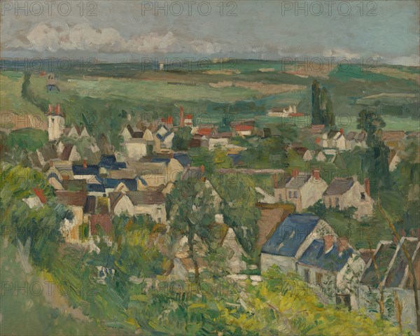 Auvers, Panoramic View, 1873/75. Creator: Paul Cezanne.