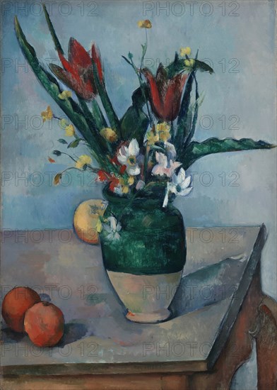 The Vase of Tulips, c. 1890. Creator: Paul Cezanne.