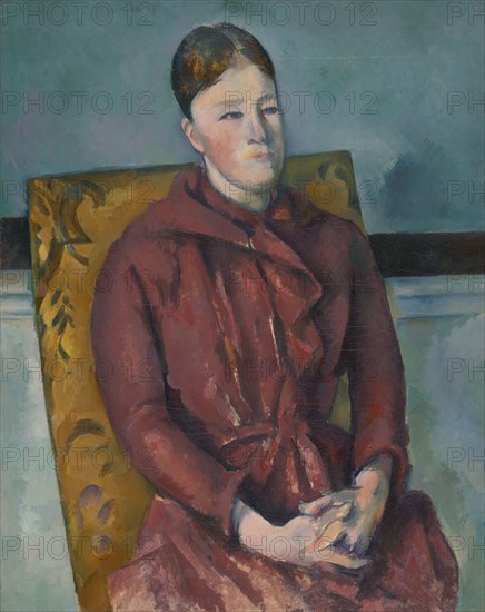 Madame Cézanne in a Yellow Chair, 1888/90. Creator: Paul Cezanne.