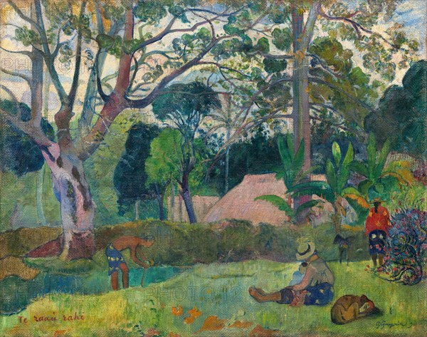 Te raau rahi (The Big Tree), 1891. Creator: Paul Gauguin.