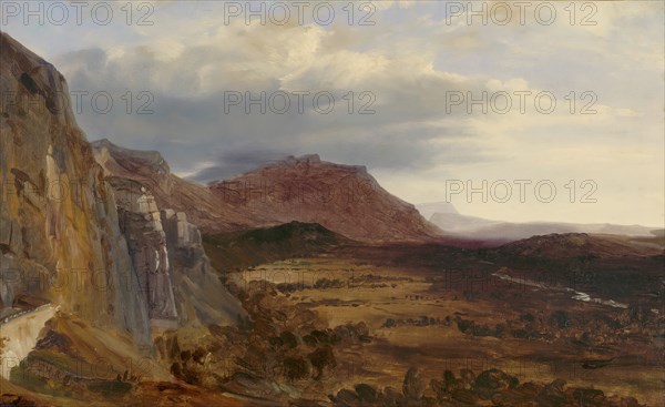 View of Saleve, near Geneva, 1834. Creator: Theodore Rousseau.