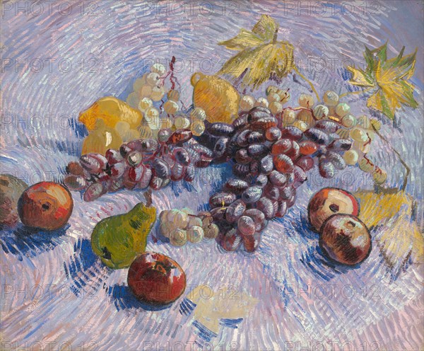 Grapes, Lemons, Pears, and Apples, 1887. Creator: Vincent van Gogh.