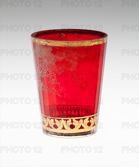 Beaker, Bohemia, c. 1730. Creator: Bohemia Glass.