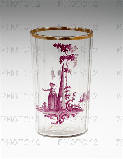 Beaker, Bohemia, c. 1750. Creator: Bohemia Glass.