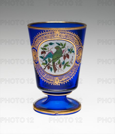 Beaker, Bohemia, c. 1850. Creator: Bohemia Glass.