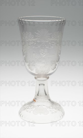 Goblet, Bohemia, c. 1750. Creator: Bohemia Glass.