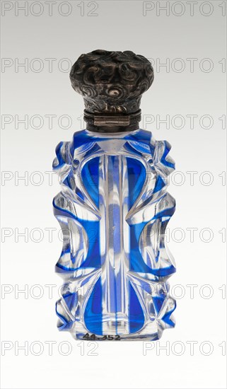 Scent Bottle, Bohemia, c. 1840/50. Creator: Bohemia Glass.