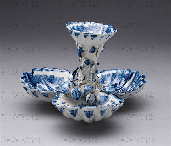 Sweetmeat Dish, Bow, 1750/60. Creator: Bow Porcelain Factory.