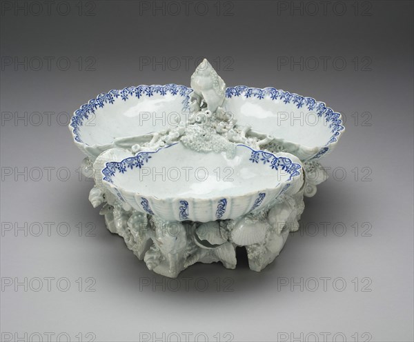 Sweetmeat Dish, Bow, c. 1750. Creator: Bow Porcelain Factory.