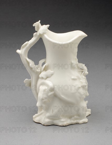 Goat and Bee Cream Jug, Chelsea, c. 1745. Creator: Chelsea Porcelain Manufactory.