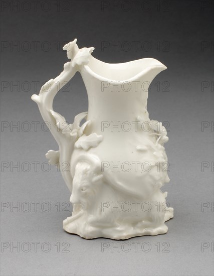 Goat and Bee Cream Jug, Chelsea, c. 1745. Creator: Chelsea Porcelain Manufactory.