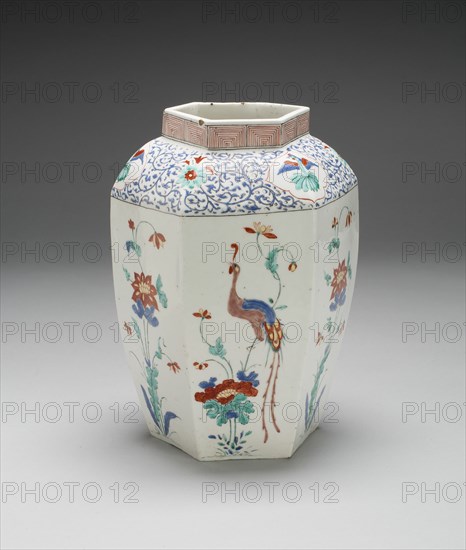 Jar, Chelsea, 1750/52. Creator: Chelsea Porcelain Manufactory.