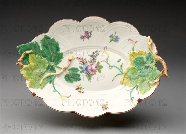 Dish, Chelsea, c. 1750. Creator: Chelsea Porcelain Manufactory.