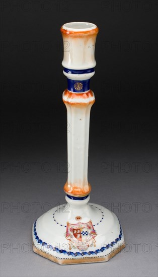 Candlestick, Jingdezhen, 1775/1800. Creator: Jingdezhen Porcelain.