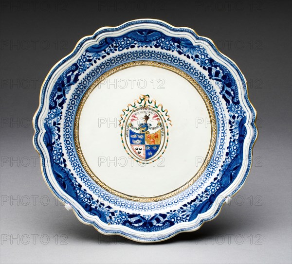 Plate, Jingdezhen, c. 1780. Creator: Jingdezhen Porcelain.