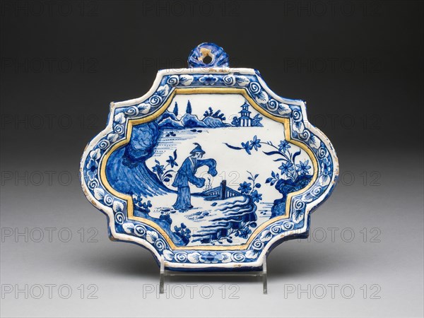 Plaque, Delft, c. 1730. Creator: Delftware.