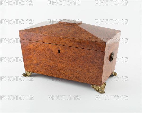 Tea Chest, England, c. 1810. Creator: Unknown.