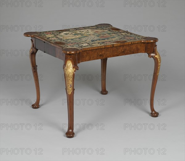 Card Table, England, c. 1720. Creator: Unknown.