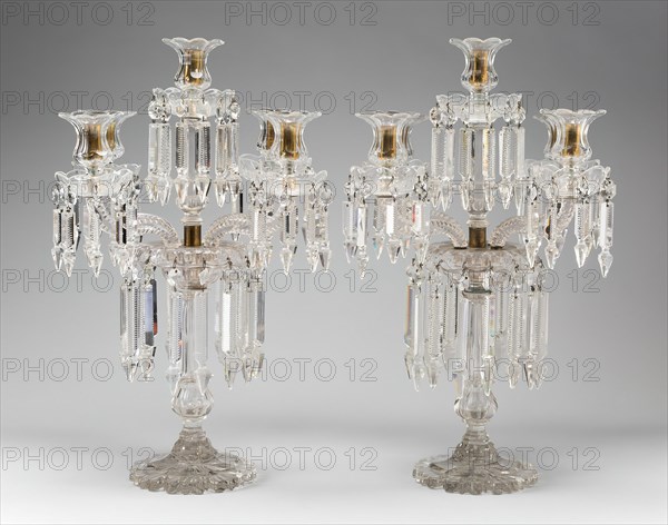 Pair of Candelabra, England, 1835/40. Creator: Unknown.