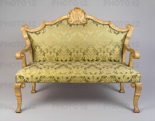 Settee (one of a pair), England, 1725/35. Creator: Unknown.