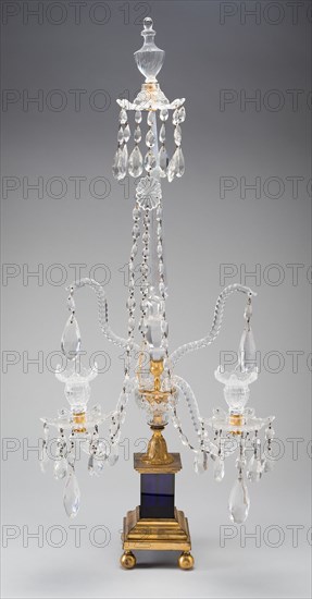 Candelabra, England, 1780/1800. Creator: Unknown.