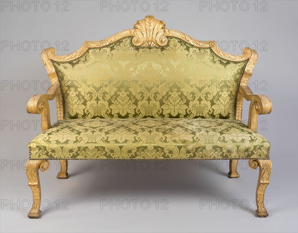 Settee (one of a pair), England, 1725/35. Creator: Unknown.