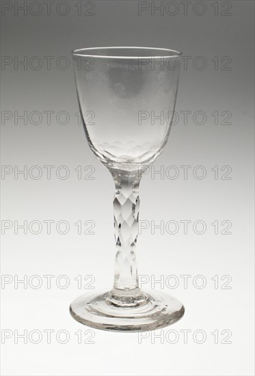 Wine Glass, England, Late 18th century. Creator: Unknown.