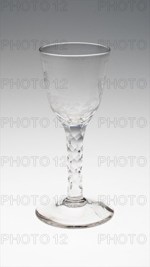 Wine Glass, England, c. 1795. Creator: Unknown.