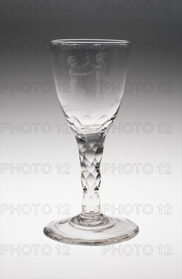 Wine Glass, England, c. 1760/80. Creator: Unknown.