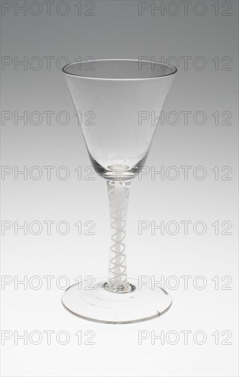 Wine Glass, England, c. 1760/80. Creator: Unknown.