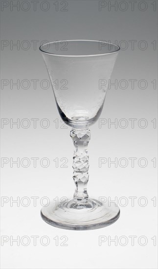 Wine Glass, England, c. 1760/80. Creator: Unknown.