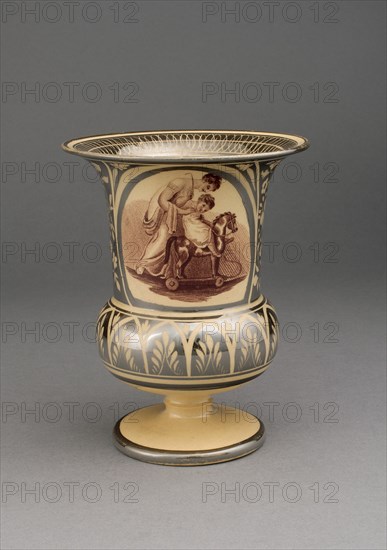 Vase, Leeds, c. 1820. Creator: Unknown.