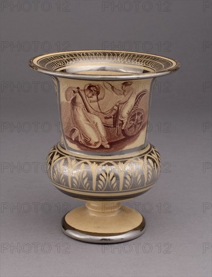 Vase, Leeds, c. 1820. Creator: Unknown.