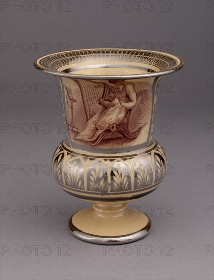 Vase, Leeds, c. 1820. Creator: Unknown.