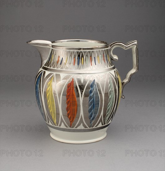 Pitcher, Staffordshire, 1810/20. Creator: Staffordshire Potteries.