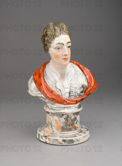 Bust of a Man, Staffordshire, 1810/20. Creator: Staffordshire Potteries.